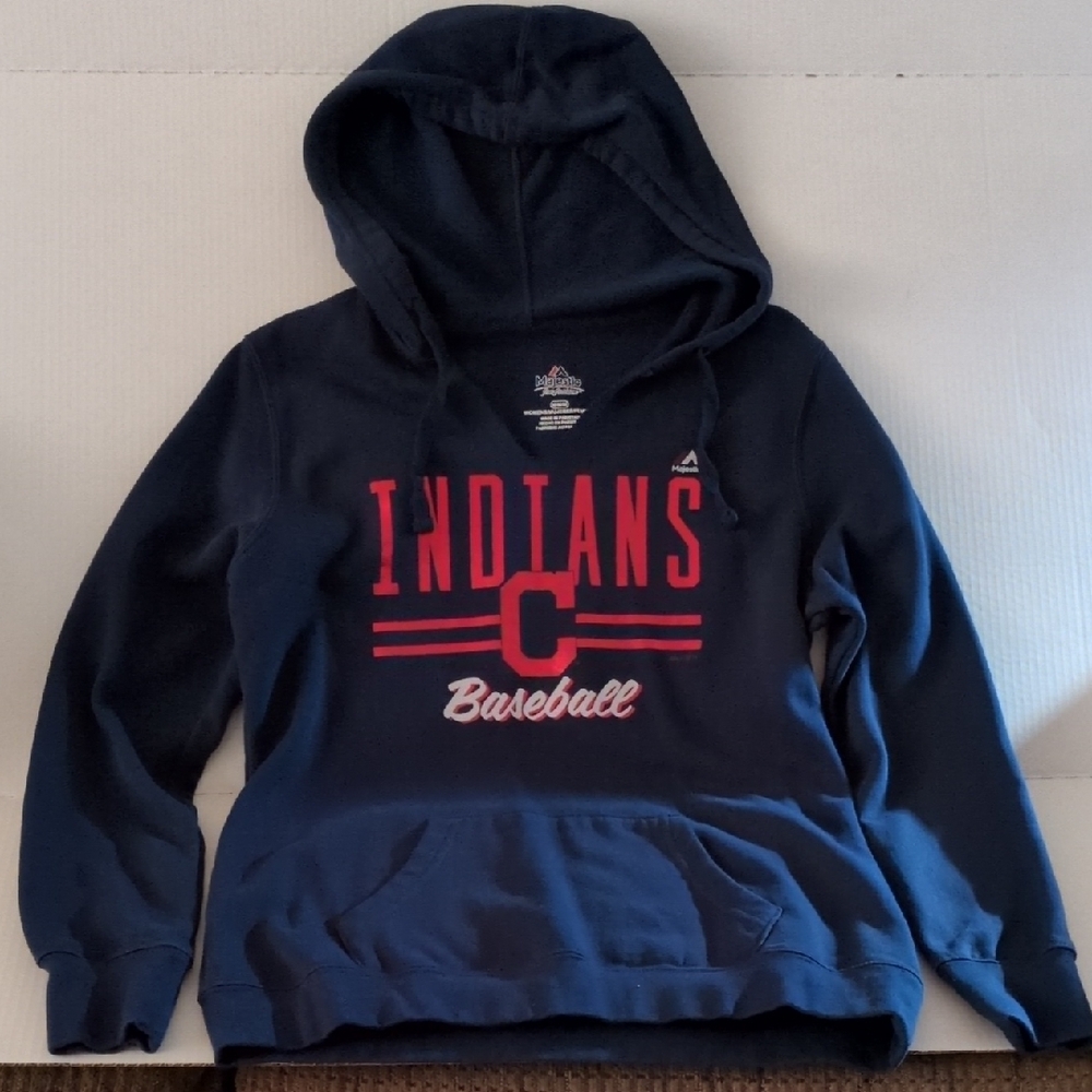 Cleveland Indians Baseball Navy Hoodie